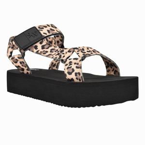 Nine West Camping Platform Sandals - Brown - Ireland (XA8472153)